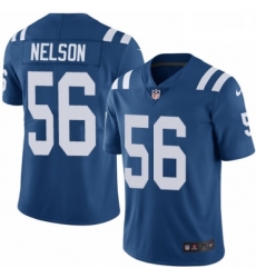 Indianapolis Colts 56 Quenton Nelson Royal Blue Team Color Vapor Untouchable Limited Player NFL Jersey