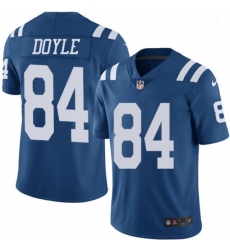 Indianapolis Colts 84 Jack Doyle Limited Royal Blue Rush Vapor Untouchable NFL Jersey