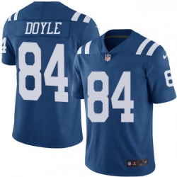 Indianapolis Colts 84 Jack Doyle Limited Royal Blue Rush Vapor Untouchable NFL Jersey