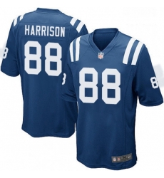 Indianapolis Colts 88 Marvin Harrison Game Royal Blue Team Color NFL Jersey