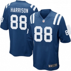 Indianapolis Colts 88 Marvin Harrison Game Royal Blue Team Color NFL Jersey
