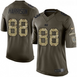Indianapolis Colts 88 Marvin Harrison Limited Green Salute To Service NFL Jersey