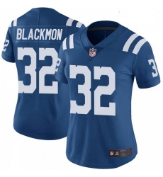 Women's Indianapolis Colts 32 Julian Blackmon Royal Rush Vapor Untouchable Jersey Limited
