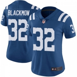 Women's Indianapolis Colts 32 Julian Blackmon Royal Rush Vapor Untouchable Jersey Limited