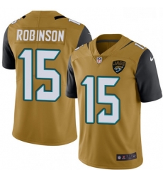Jacksonville Jaguars 15 Allen Robinson Limited Gold Rush Vapor Untouchable NFL Jersey Jacksonville Jaguars 15 Allen Robinson Limited Gold Rush Vapor Untouchable NFL Jersey