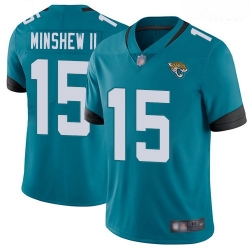 Jacksonville Jaguars 15 Gardner Minshew II Teal Green Alternate Stitched Football Vapor Untouchable Limited Jersey