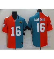 Jacksonville Jaguars 16 Lawrence Blue Orange Vapor Untouchable Limited 2021 NFL Jersey