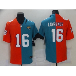 Jacksonville Jaguars 16 Lawrence Blue Orange Vapor Untouchable Limited 2021 NFL Jersey