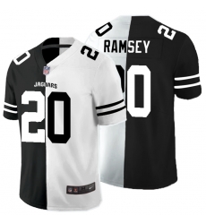 Jacksonville Jaguars 20 Jalen Ramsey Black And White Split Vapor Untouchable Limited Jersey