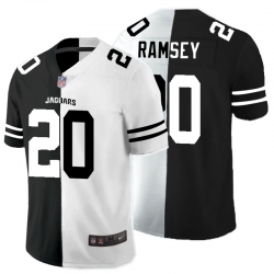 Jacksonville Jaguars 20 Jalen Ramsey Black And White Split Vapor Untouchable Limited Jersey