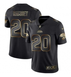 Jacksonville Jaguars 20 Jalen Ramsey Black Gold Vapor Untouchable Limited Jersey