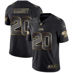 Jacksonville Jaguars 20 Jalen Ramsey Black Gold Vapor Untouchable Limited Jersey