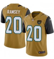 Jacksonville Jaguars 20 Jalen Ramsey Limited Gold Rush Vapor Untouchable NFL Jersey