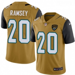 Jacksonville Jaguars 20 Jalen Ramsey Limited Gold Rush Vapor Untouchable NFL Jersey