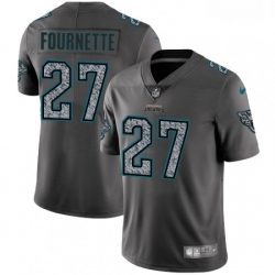 Jacksonville Jaguars 27 Leonard Fournette Gray Static Vapor Untouchable Limited NFL Jersey