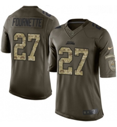 Jacksonville Jaguars 27 Leonard Fournette Limited Green Salute To Service NFL Jersey Jacksonville Jaguars 27 Leonard Fournette Limited Green Salute To Service NFL Jersey