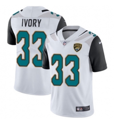 Jacksonville Jaguars 33 Chris Ivory White Stitched NFL Vapor Untouchable Limited Jersey