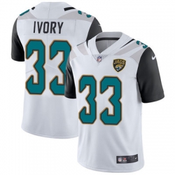 Jacksonville Jaguars 33 Chris Ivory White Stitched NFL Vapor Untouchable Limited Jersey