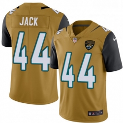 Jacksonville Jaguars 44 Myles Jack Limited Gold Rush Vapor Untouchable NFL Jersey