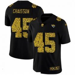 Jacksonville Jaguars 45 K 27Lavon Chaisson Leopard Print Fashion Vapor Limited NFL Jersey Black