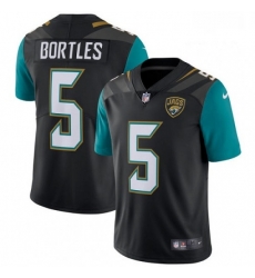 Jacksonville Jaguars 5 Blake Bortles Black Alternate Vapor Untouchable Limited Player NFL Jersey