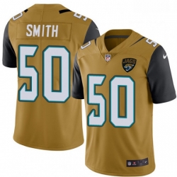 Jacksonville Jaguars 50 Telvin Smith Limited Gold Rush Vapor Untouchable NFL Jersey