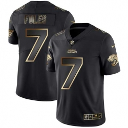 Jacksonville Jaguars 7 Nick Foles Black Gold Vapor Untouchable Limited Jersey