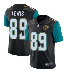 Jacksonville Jaguars 89 Marcedes Lewis Black Alternate Stitched NFL Vapor Untouchable Limited Jersey