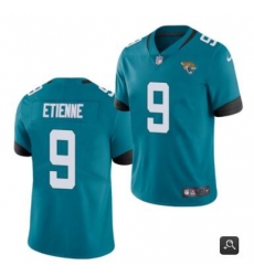 Jacksonville Jaguars 9 Travis Etienne Blue 2021 Vapor Untouchable Limited Stitched NFL Jersey