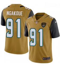 Jacksonville Jaguars 91 Yannick Ngakoue Limited Gold Rush Vapor Untouchable NFL Jersey Jacksonville Jaguars 91 Yannick Ngakoue Limited Gold Rush Vapor Untouchable NFL Jersey