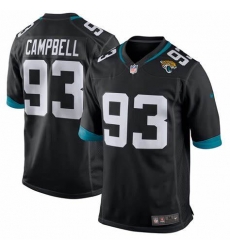 Jacksonville Jaguars 93 Calais Campbell Black Alternate Vapor Untouchable Limited Player NFL Jersey