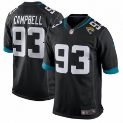Jacksonville Jaguars 93 Calais Campbell Black Alternate Vapor Untouchable Limited Player NFL Jersey