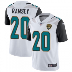 Jaguars #20 Jalen Ramsey White Stitched NFL Vapor Untouchable Limited Jersey