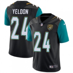 Nike Jaguars #24 T J  Yeldon Black Alternate Mens Stitched NFL Vapor Untouchable Limited Jersey_145913