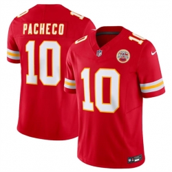 Kansas City Chiefs 10 Isiah Pacheco Red 2023 F U S E Vapor Untouchable Limited Stitched Jersey