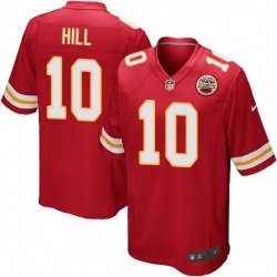 Kansas City Chiefs 10 Tyreek Hill Game Red Team Color NFL Jersey