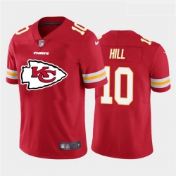 Kansas City Chiefs 10 Tyreek Hill Red Team Big Logo Vapor Untouchable Limited Jersey