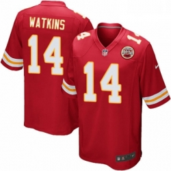 Kansas City Chiefs 14 Sammy Watkins Game Red Team Color NFL Jersey