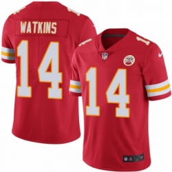 Kansas City Chiefs 14 Sammy Watkins Red Team Color Vapor Untouchable Limited Player NFL Jersey