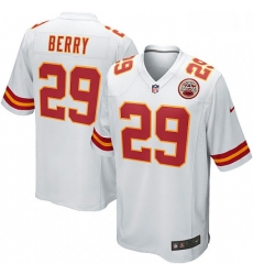 Kansas City Chiefs 29 Eric Berry Game White NFL Jersey Kansas City Chiefs 29 Eric Berry Game White NFL Jersey