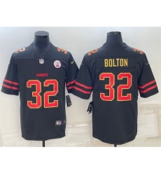 Kansas City Chiefs 32 Nick Bolton Black Red Gold Vapor Untouchable Limited Stitched Jersey