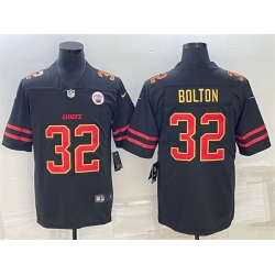 Kansas City Chiefs 32 Nick Bolton Black Red Gold Vapor Untouchable Limited Stitched Jersey