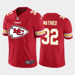Kansas City Chiefs 32 Tyrann Mathieu Red Team Big Logo Vapor Untouchable Limited Jersey