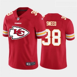 Kansas City Chiefs 38 L 27Jarius Sneed Red Team Big Logo Vapor Untouchable Limited Jersey