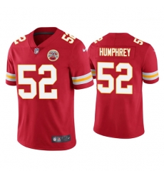 Kansas City Chiefs 52 Creed Humphrey Vapor Limited Red Jersey
