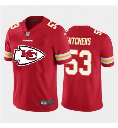 Kansas City Chiefs 53 Anthony Hitchens Red Team Big Logo Vapor Untouchable Limited Jersey