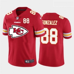 Kansas City Chiefs 88 Tony Gonzalez Red Team Big Logo Number Vapor Untouchable Limited Jersey