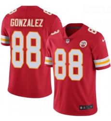 Kansas City Chiefs 88 Tony Gonzalez Red Team Color Vapor Untouchable Limited Player NFL Jersey