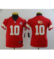 Women's Kansas City Chiefs 10 Tyreek Hill Red Vapor Untouchable Limited Jersey