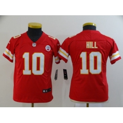 Women's Kansas City Chiefs 10 Tyreek Hill Red Vapor Untouchable Limited Jersey